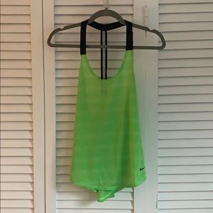 Neon Nike Workout Tank Top